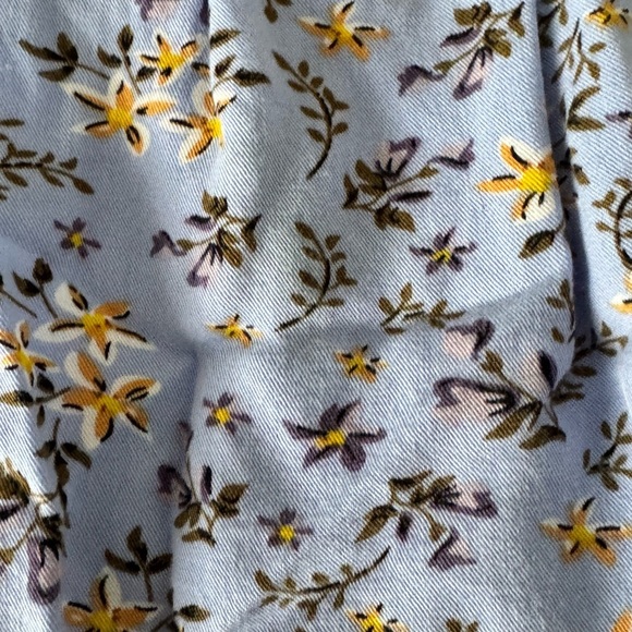 Umgee Women’s Blue Floral Sleeveless Top Blouse – Size M, Casual/Boho Chic - Picture 4 of 6